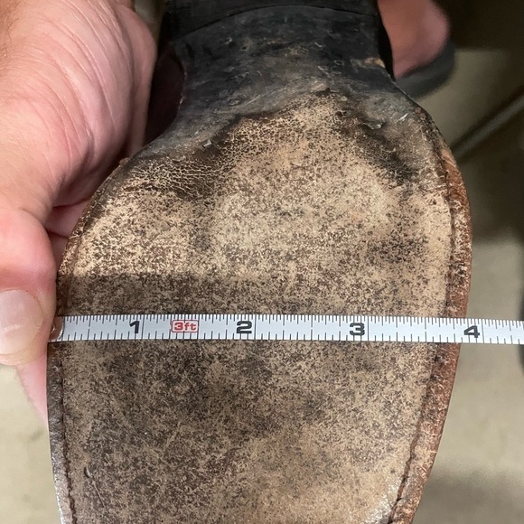 Nocona boots black genuine leather Men Cowboy Western 8.5 EE style number 7501 - Picture 14 of 14